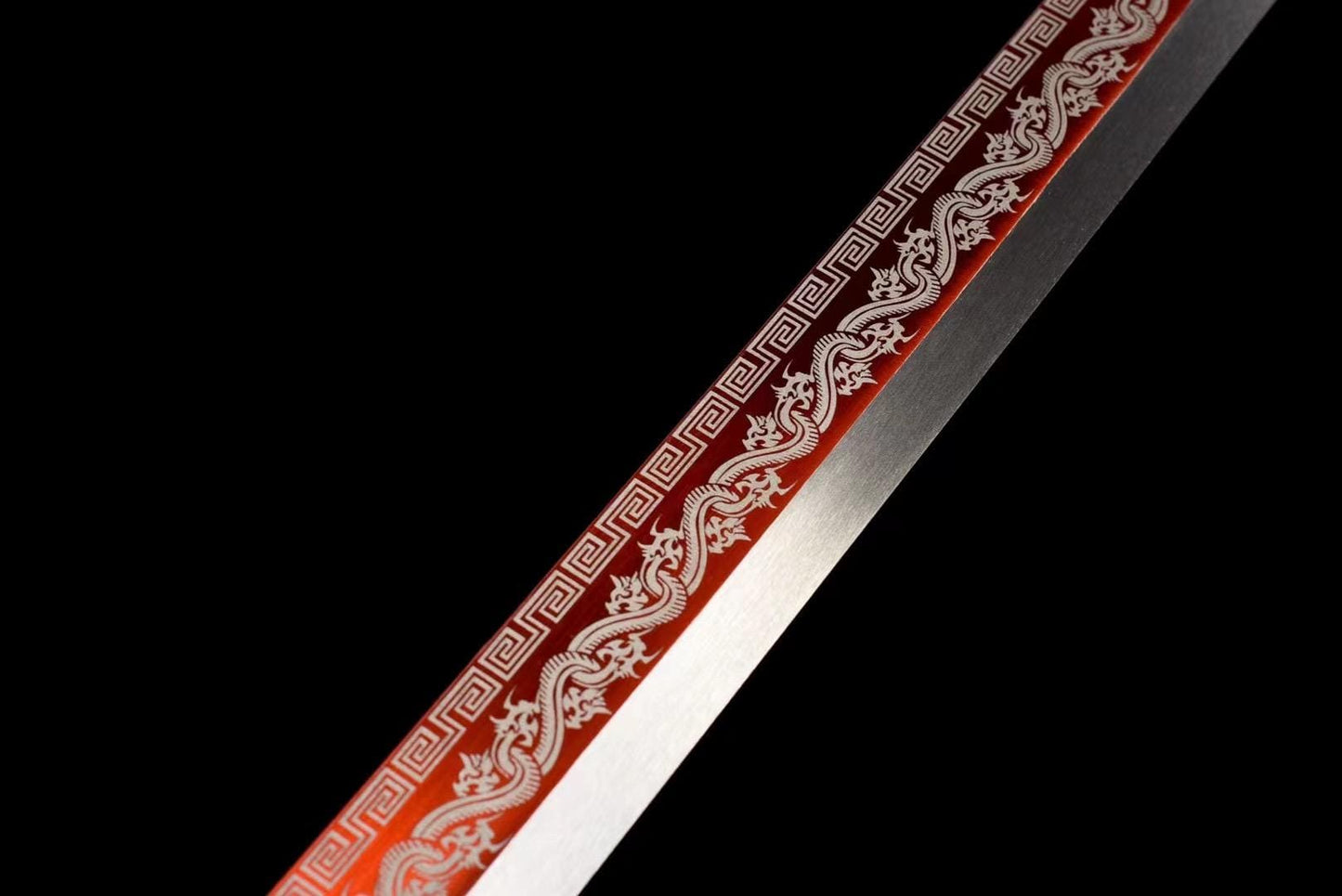 Handmade Red Flame Chinese Sword