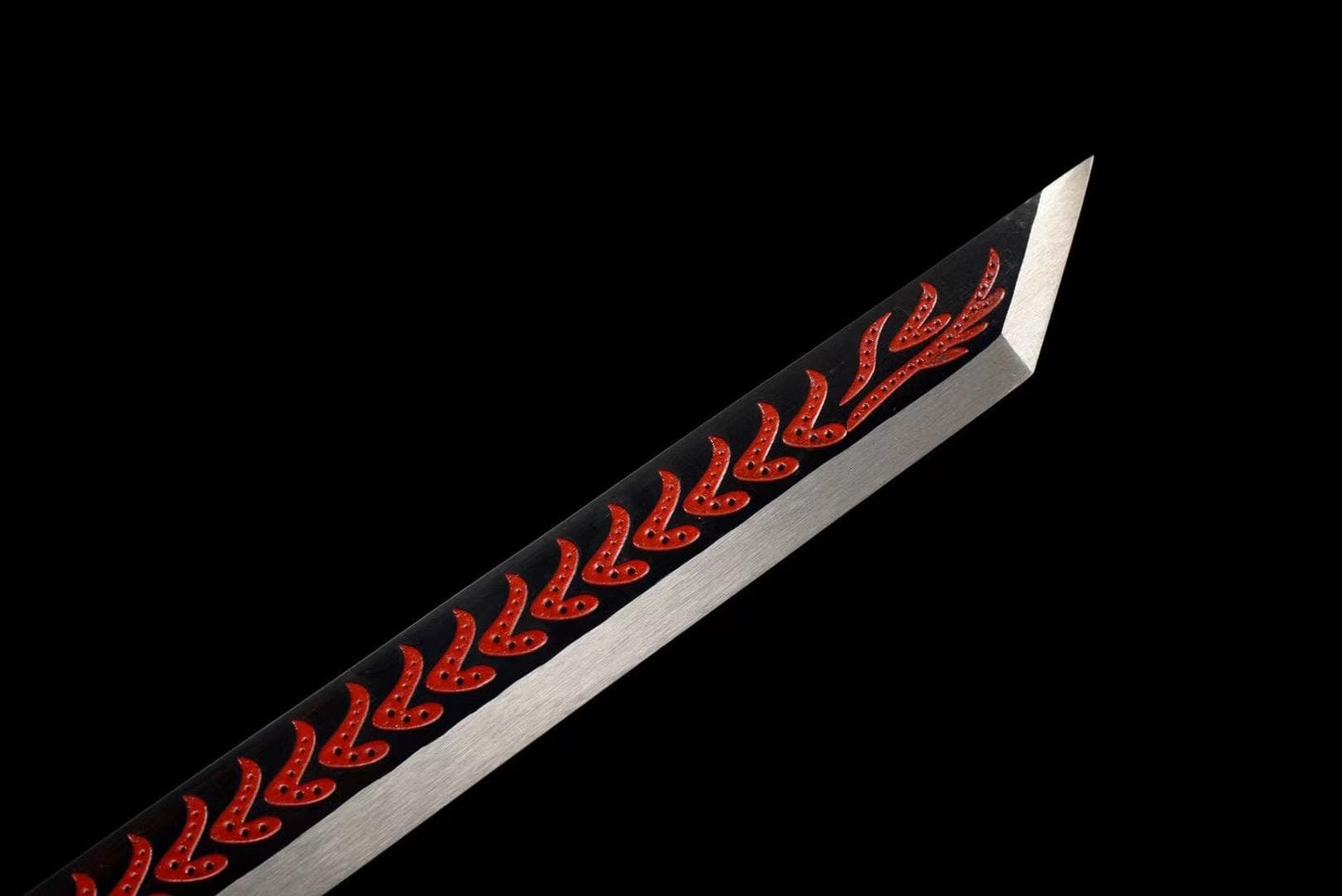 Handmade Red Wolf Chinese Sword With Red Blade