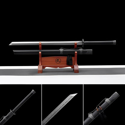 Handmade Return of the King High Manganese Steel Chinese Sword With Black Scabbard