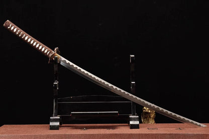 Handmade Rurouni Kenshin Reverse Blade Sword T10 Turns the soil to burn blade