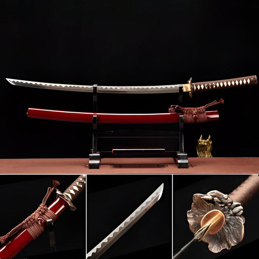 Handmade Rurouni Kenshin Reverse Blade Sword T10 Turns the soil to burn blade