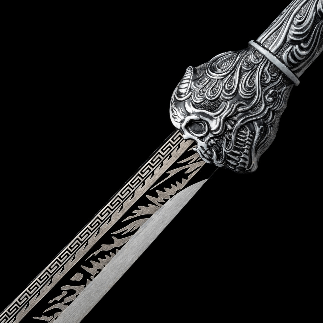 Handmade Spectral Battle Blade Manganese Steel Chinese Sword