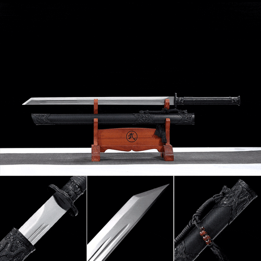 Handmade Top of all ghosts High Manganese Steel Chinese Sword With Double Slot