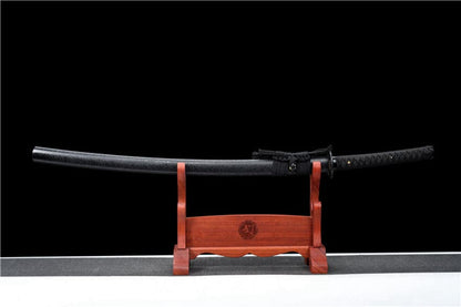 High-performance Japanese Tachi Odachi Sparrow High Manganese Steel Black Blade