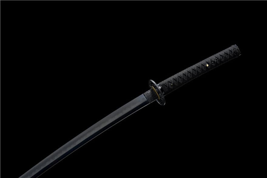 High-performance Japanese Tachi Odachi Sparrow High Manganese Steel Black Blade