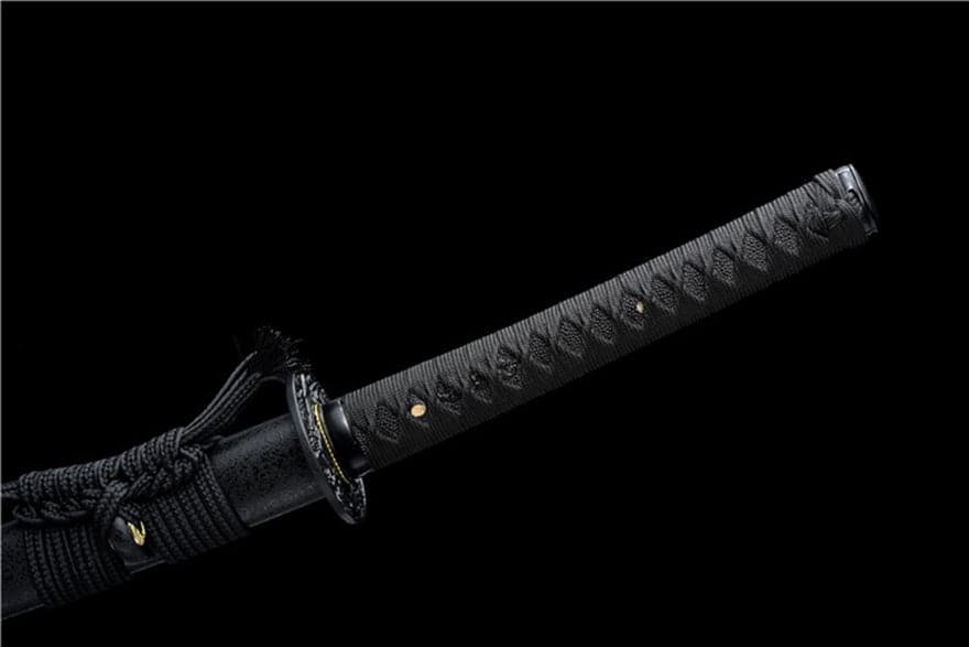 High-performance Japanese Tachi Odachi Sparrow High Manganese Steel Black Blade