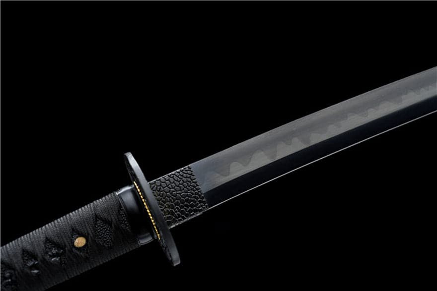 High-performance Japanese Tachi Odachi Sparrow High Manganese Steel Black Blade