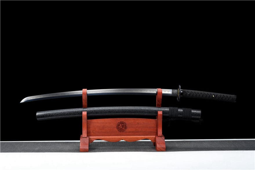 High-performance Japanese Tachi Odachi Sparrow High Manganese Steel Black Blade