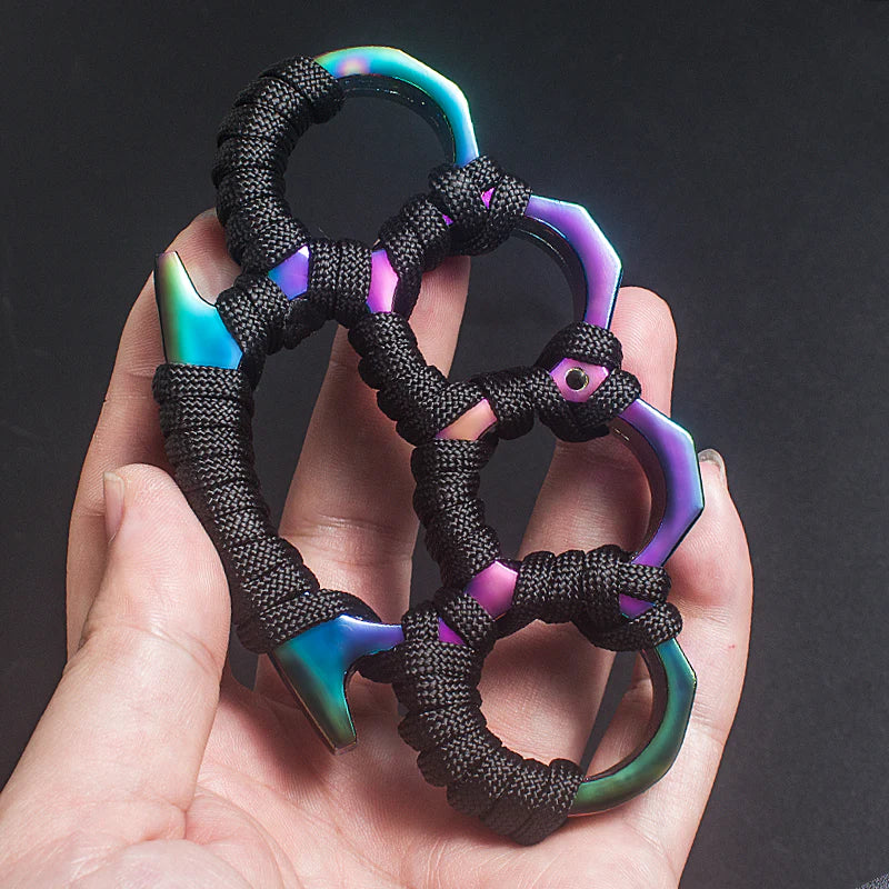 FOUR FINGER BRASS KNUCKLES SELF DEFENSE